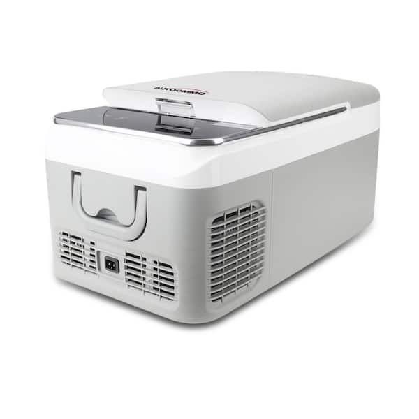 JEREMY CASS 0.92 cu. ft. Portable Car Freezer Outdoor Refrigerator in White for Camping Travel, Truck, RV, SUV, Van, Boat , Home Use