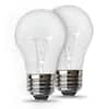 40W Frosted Appliance Bulb A15 Safety Coated - For Ovens, Refrigerators & Freezers (130V Surge Rated)