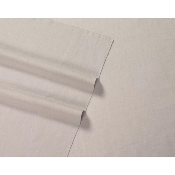 Flax Linen Solid 300-Thread Count Linen Sheet Set