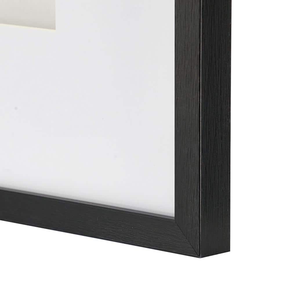 Black and White Architectural Framed Canvas Prints Set of 4