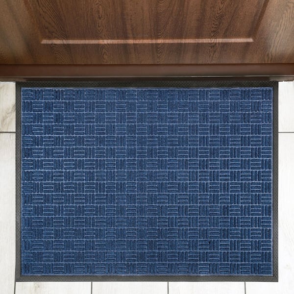 Doortex Ribmat Entrance Mat, Blue-24" x 36"