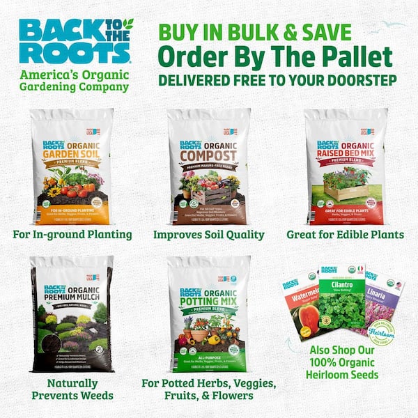 Back to the Roots Organic Compost Soil Amendment (1 cu. ft. Bag) 47096 ...