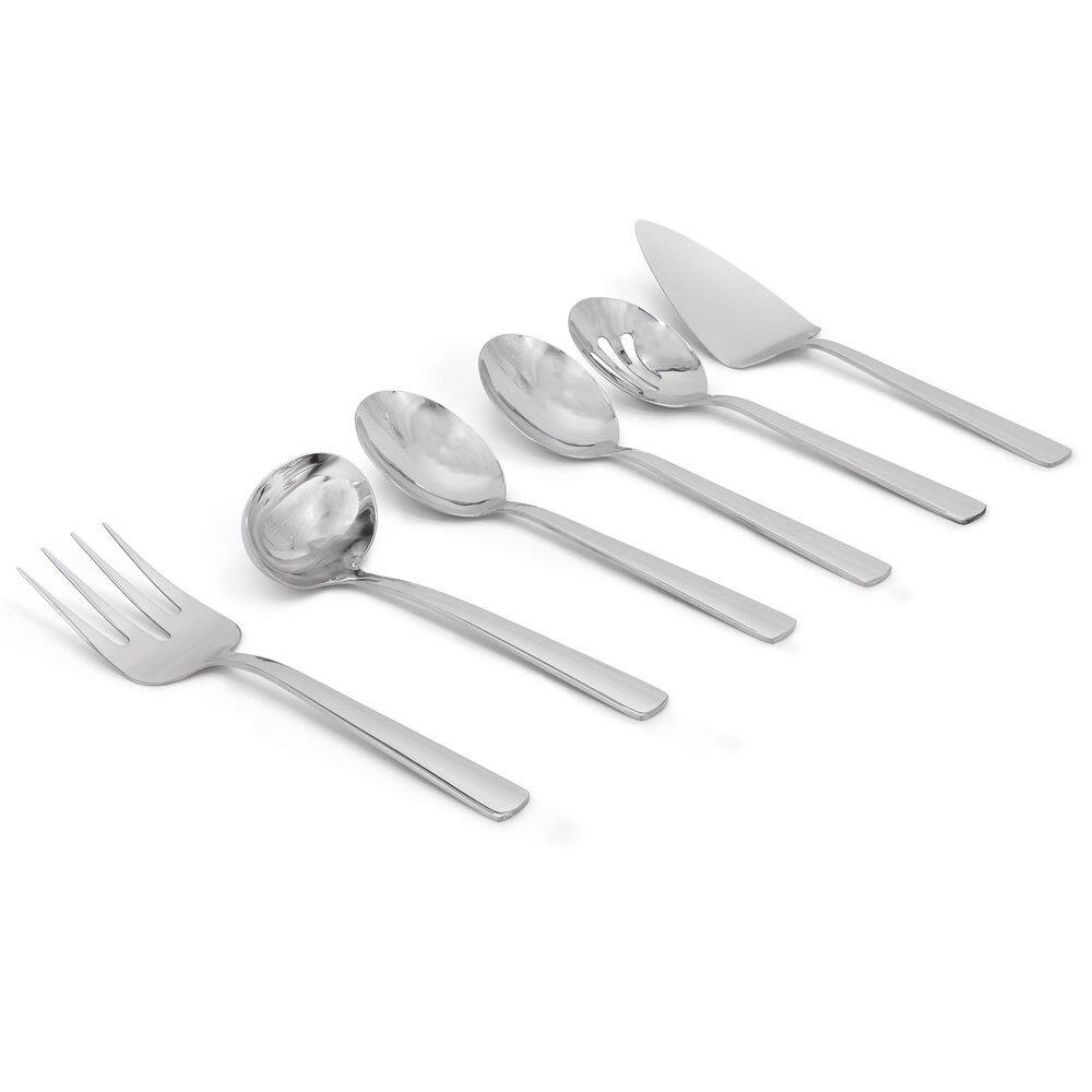Oster Oster Eastleigh 6 Piece Stainless Steel Hostess Set with Mirror Polish Finish