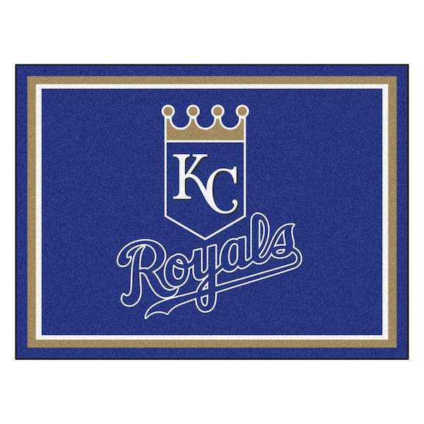 FANMATS MLB Kansas City Royals Blue 8 ft. x 10 ft. Indoor Area Rug