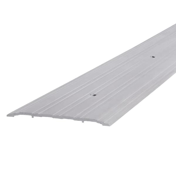M-D Building Products 5 in. x 1/4 in. x 36 in. Silver Aluminum Commercial Flat-Profile Threshold