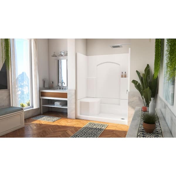 Accessible Living Alliance Shower Kit, RH Drain, Stainless Steel