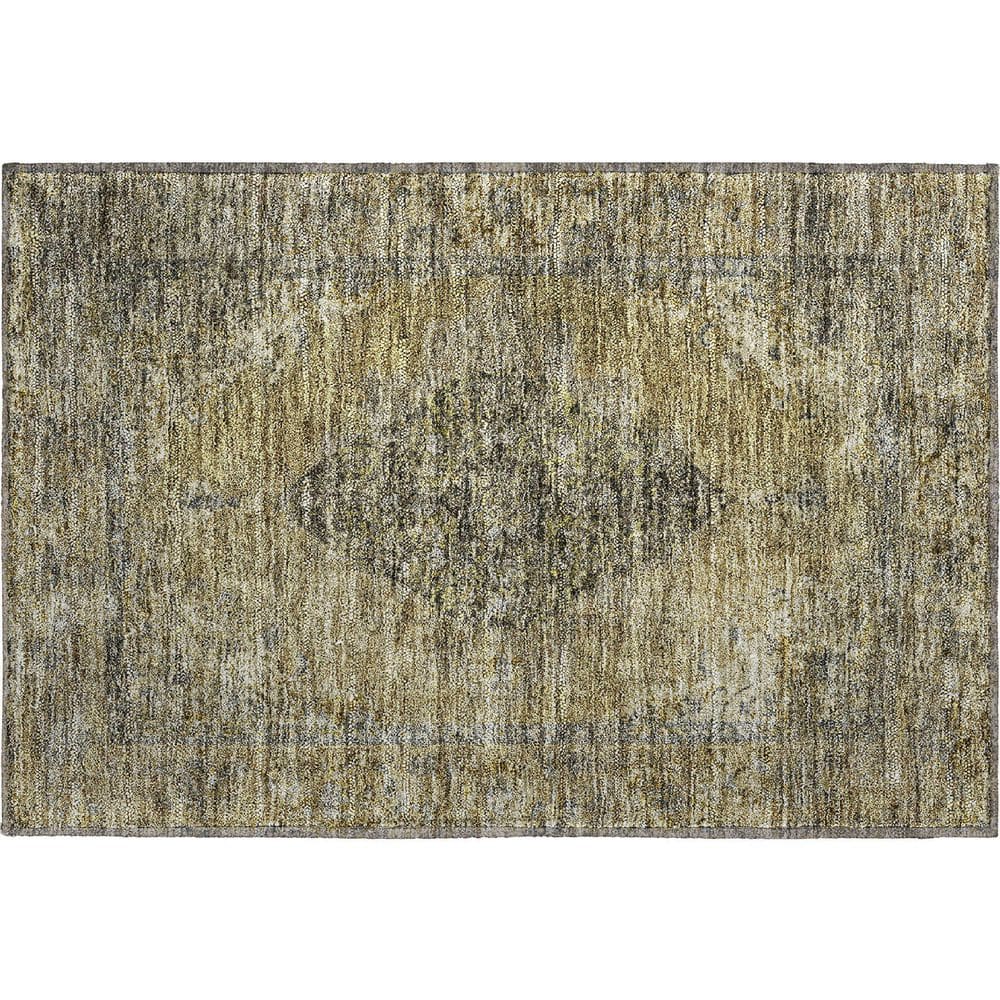 Mayfield Premium Machine Washable Abstract AMF2021 Khaki 2 ft. x 3 ft. Accent Rug price history on PriceWatchPro