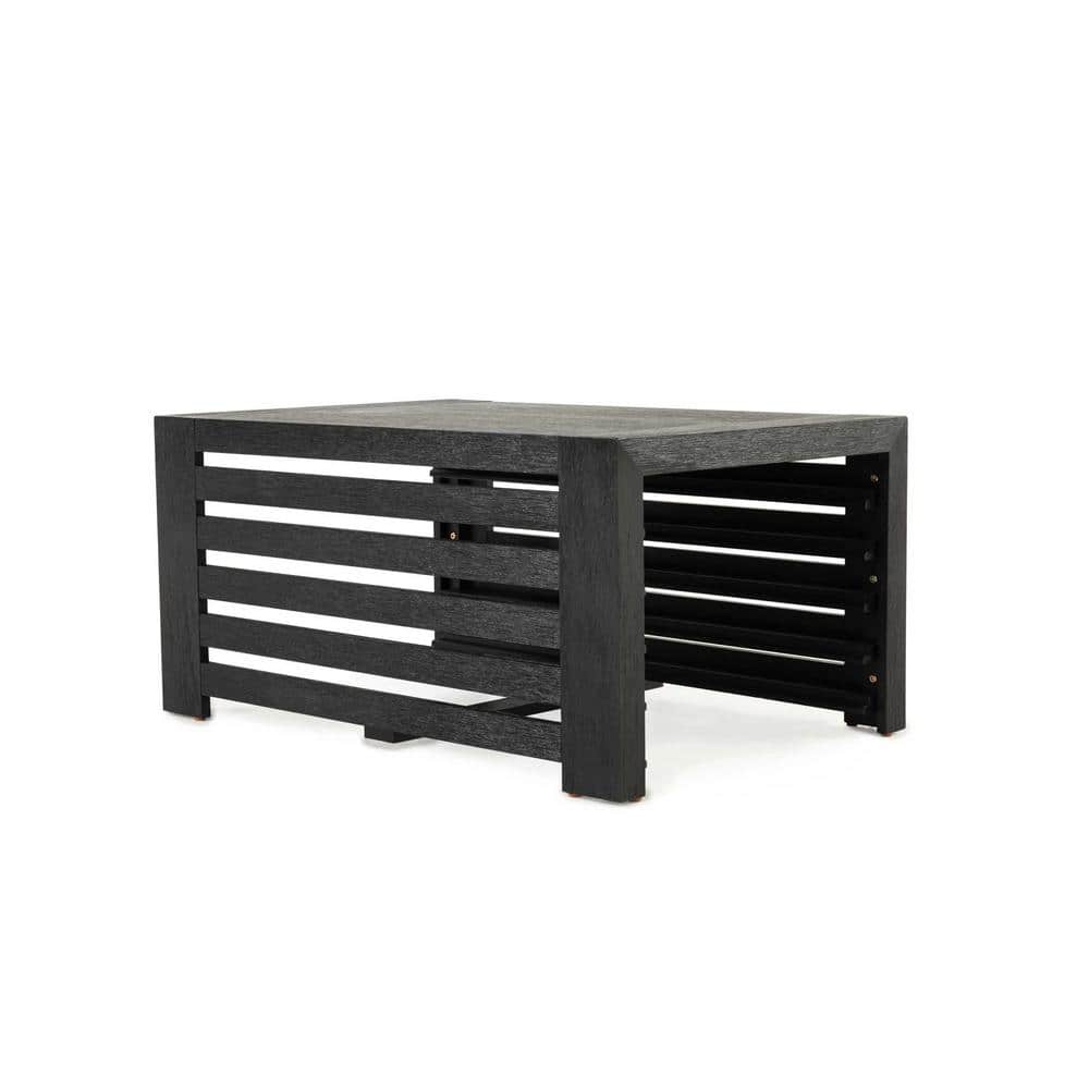 Reviews for TT Transformer Table 37.25 in. Black Oak Rectangle Wood