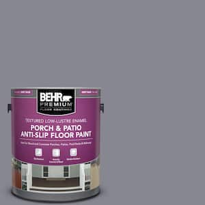 1 gal. #PPU16-15 Gray Heather Textured Low-Lustre Enamel Interior/Exterior Porch and Patio Anti-Slip Floor Paint
