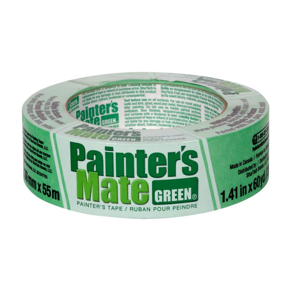 Painter's Mate Green 1.41 in. x 60 yds. Masking Tape (16-Pack) 1042503 -  The Home Depot