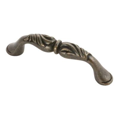 hickory hardware mayfair windover cabinet antique pull center knob woa
