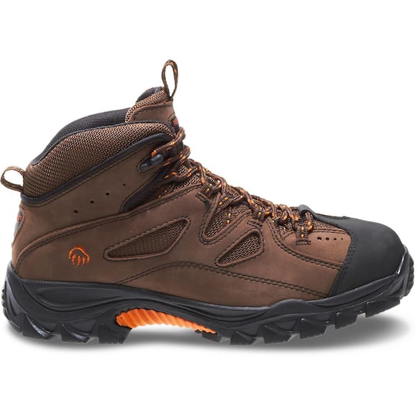 Wolverine Men's Hudson Waterproof 6'' Work Boots - Steel Toe - Brown Size 8.5(M)
