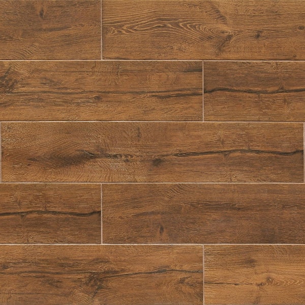 Revere Wood 8 in. x 40 in. Matte Porcelain Floor and Wall Tile (10.75 sq. ft./case)