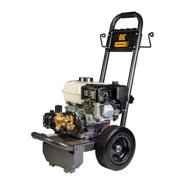 BE POWER EQUIPMENT 3200 PSI 2.8 GPM Cold Water Gas Pressure Washer Honda GX200 Engine and Triplex Pump