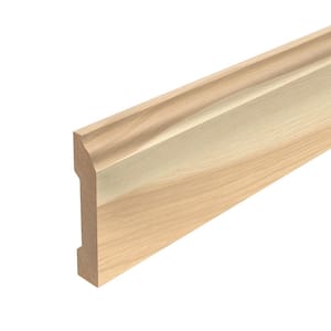 Parchment 0.62 in. T x 3.3 in. W x 94.5 in. L Base Molding
