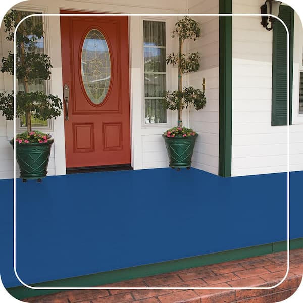 5 gal. #P510-7 Beacon Blue Low-Lustre Enamel Interior/Exterior Porch and Patio Floor Paint