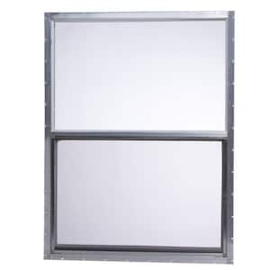 30 in. x 40 in. Mobile Home Single Hung Aluminum Window - Silver