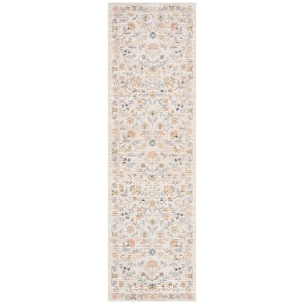 Crestwood Cream 2 ft. x 8 ft. Oriental Indoor Area Rug