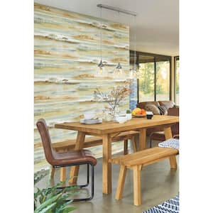 45 sq ft Savanna Sunset Beige Peel and Stick Non-woven Wallpaper