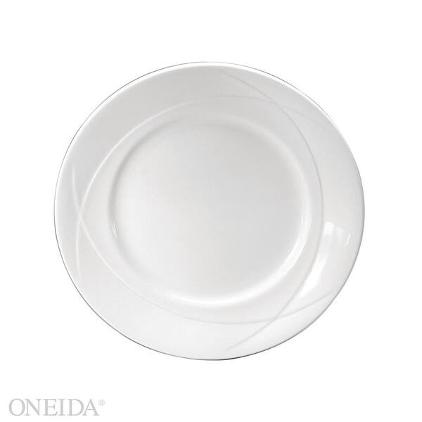 Oneida Vision 11.25 in. Bone China Plates (Set of 12)