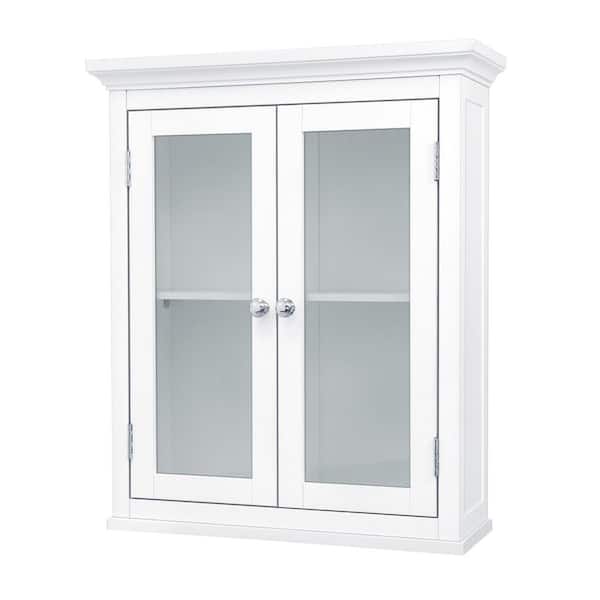 Madison 7 in. D x 20 in. W x 24 in. H Removable Wall Cabinet, White