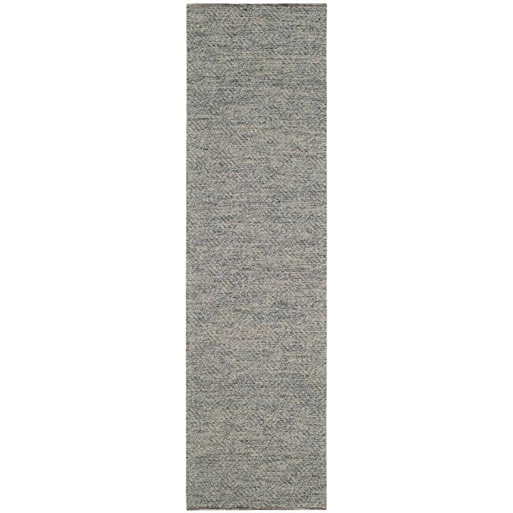 SAFAVIEH Natura Eanna Geometric Wool Runner Rug  Camel/Grey  2 3  x 12