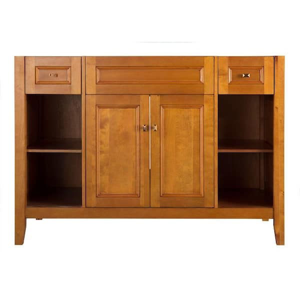 Home Decorators Collection Exhibit 48 in. W Bath Vanity Cabinet Only in Rich Cinnamon