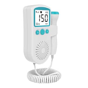 Home Fetal Heart Rate Monitor for Pregnancy Baby Fetal Sound Heart Rate Detector in Green