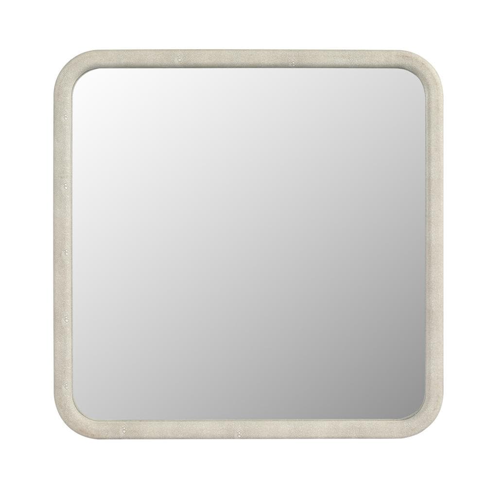 23.62 in. W x 23.62 in. H Small Square MDF Framed Wall Bathroom Vanity Mirr