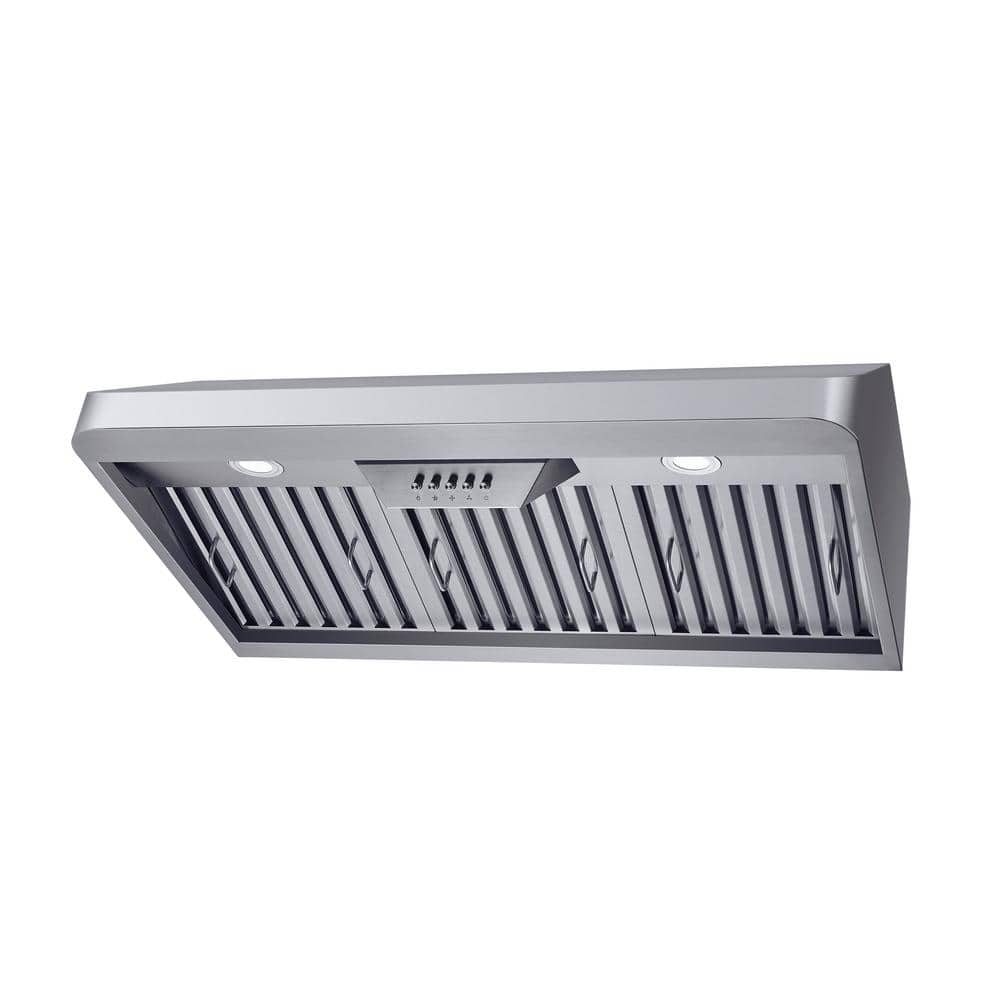 36'' Stainless Steel Convertible Under Cabinet Range Hood
