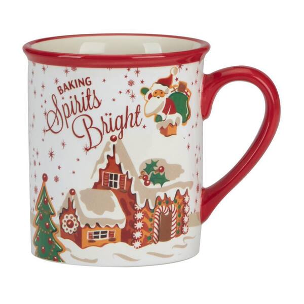 Certified International 18 oz. Multi-Colored Ceramic Santa's Retro Christmas  Mugs (Set of 4) 31868SET4 - The Home Depot