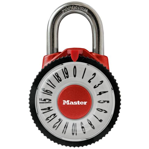 Master Lock 2-1/8 in. W Standard Dial Combination Padlock with
