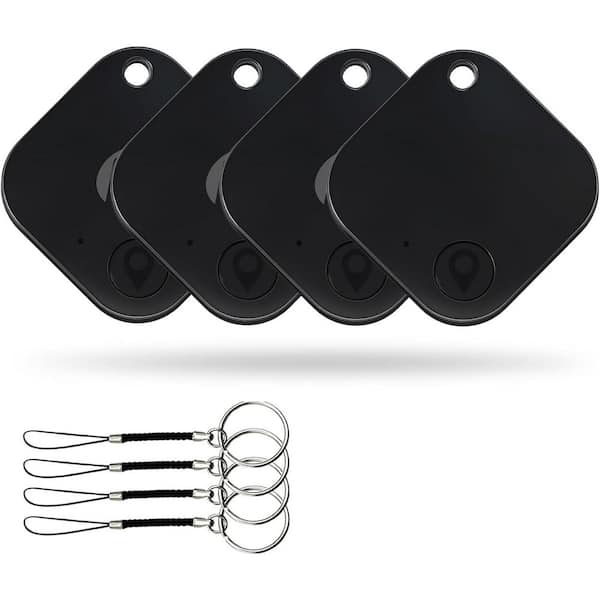 Bluetooth Air Tracker Tag with Loud Ring for iOS and Android Compatibility 4 Pack