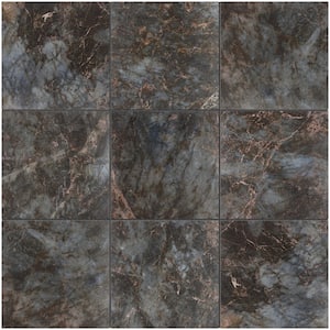 Senzia Labradorite 7.87 in. x 7.87 in. Matte Porcelain Marble look Floor and Wall Tile (10.76 sq. ft./Case)