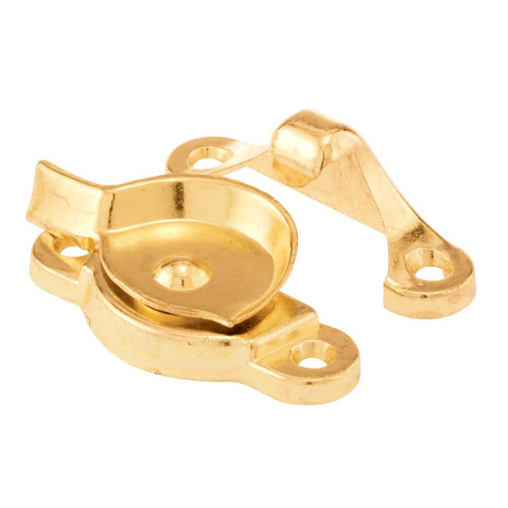 Bright Brass Diecast Double Hung Window Sash Lock