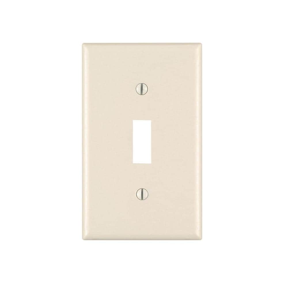1-Gang Light Almond Toggle Plastic Standard Wall Plate (1-Pack) 78001-T price history on PriceWatchPro