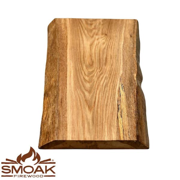 Smoak Firewood 2 in. Thick x 13 in. to 17 in. Wide x 2 ft. Long Unfinished White Oak Wood Slabs with Live Edges