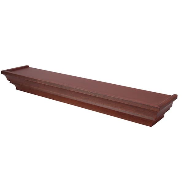 AZ Home and Gifts nexxt Leigh 24 in. L MDF Wall Shelf in Cocoa