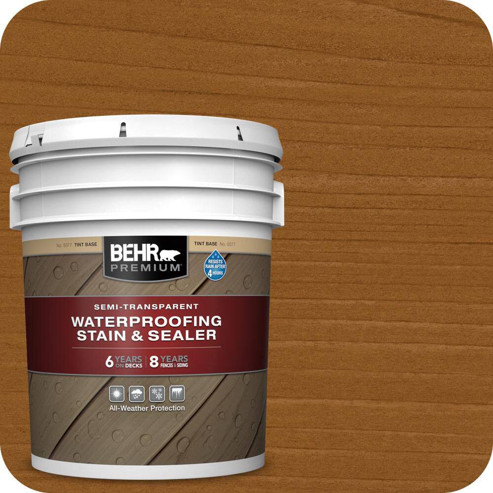5 gal. #ST-134 Curry Semi-Transparent Waterproofing Exterior Wood Stain and Sealer price history on PriceWatchPro