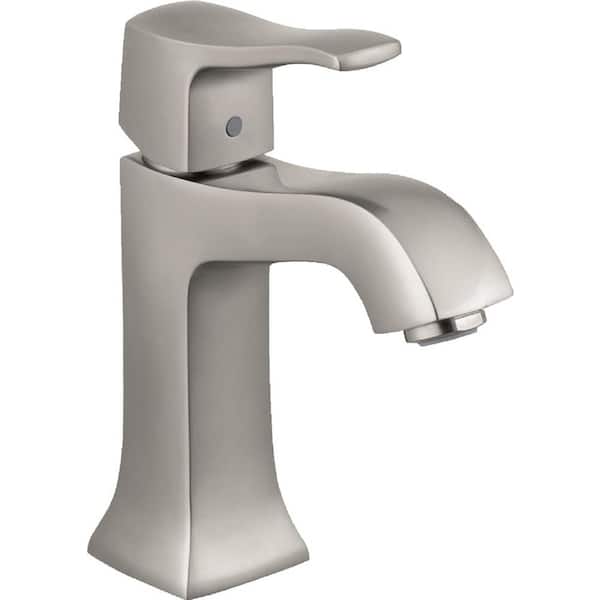 Hansgrohe Metris C Single Handle Single Hole Bathroom Faucet in Brushed Nickel