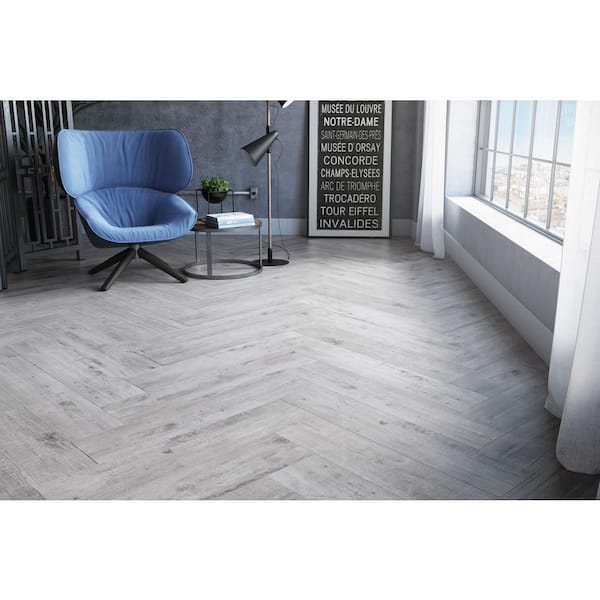 ELIANE Safari Glacier 8 in. x 36 in. Glazed Porcelain Floor and Wall Tile (11.52 sq. ft. / case) ELIANE Safari Glacier 8 in. x 36 in. Glazed Porcelain Floor and Wall Tile (11.52 sq. ft. / case)