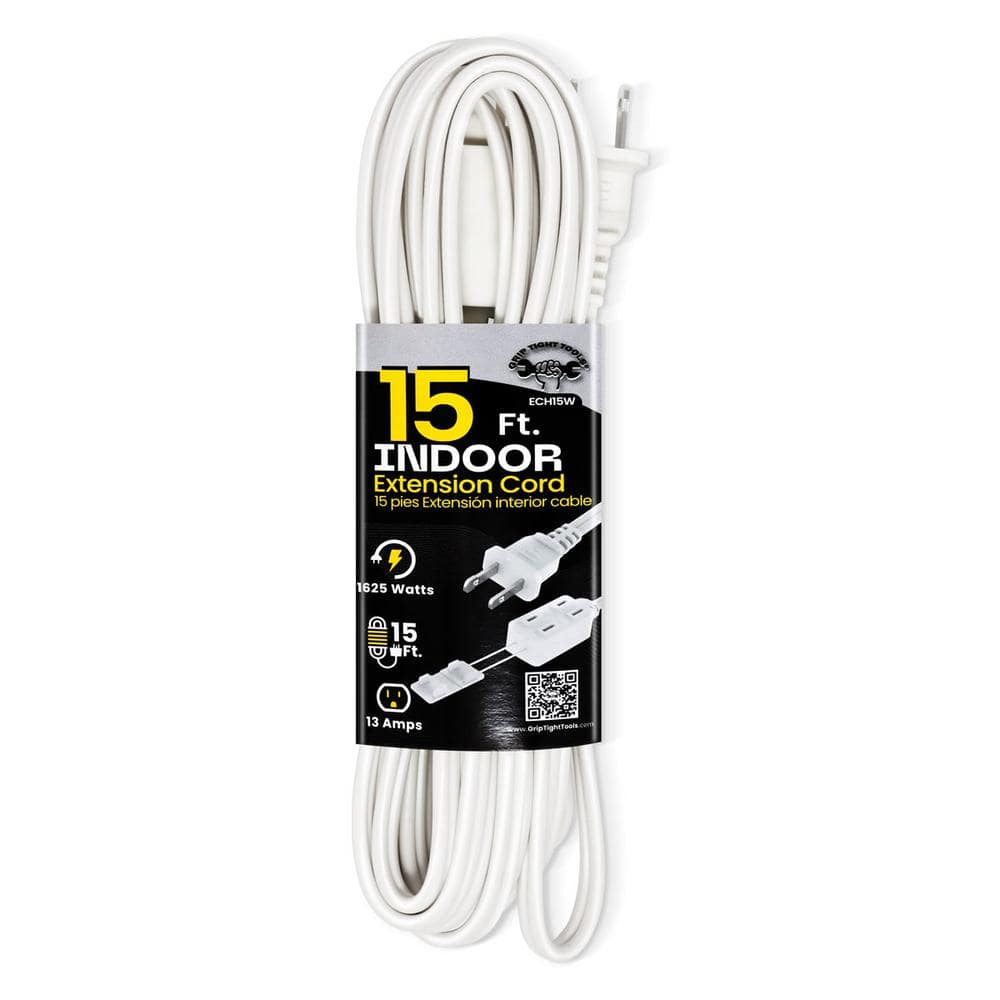 15 ft. 16/2 SPT, Indoor Household Extension Cord, White price history on PriceWatchPro