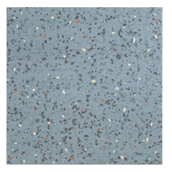 Terra Mia 24 in. x 24 in. Matte Slate Blue Porcelain Large Format Wall and Floor Tile (15.93 sq. ft./case)-4 Pack