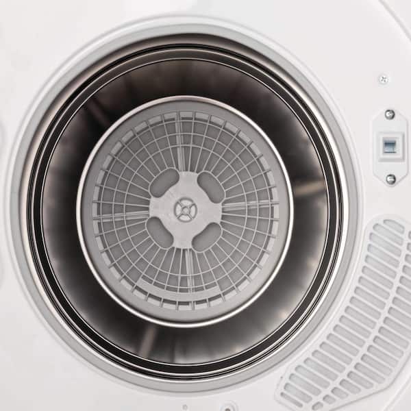 BLACK+DECKER 3.5-cu ft Portable Electric Dryer (White) in the