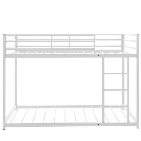 Metal Bunk Bed With Ladder Hym Hd04280213, Ikea White Bunk Bed Metal