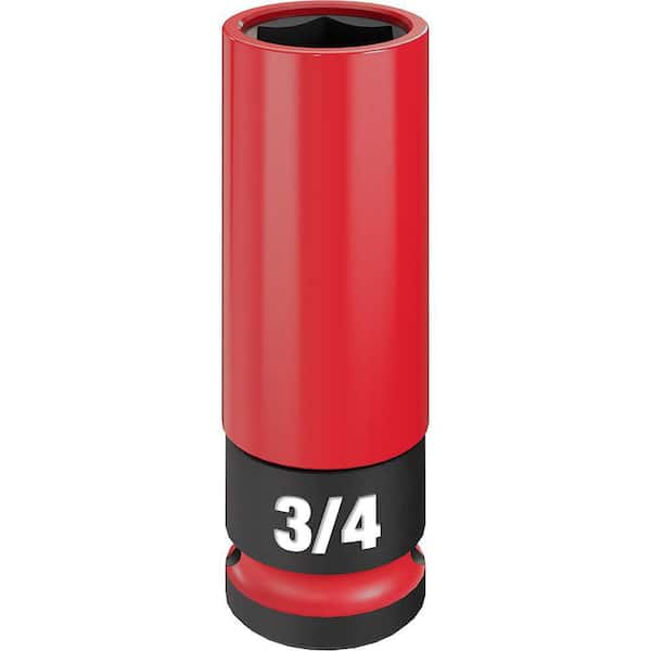 Milwaukee SHOCKWAVE 1/2 in. Drive 3/4 in, Lug Nut Impact Socket (1