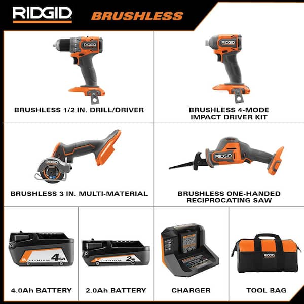 Ridgid combo online sets