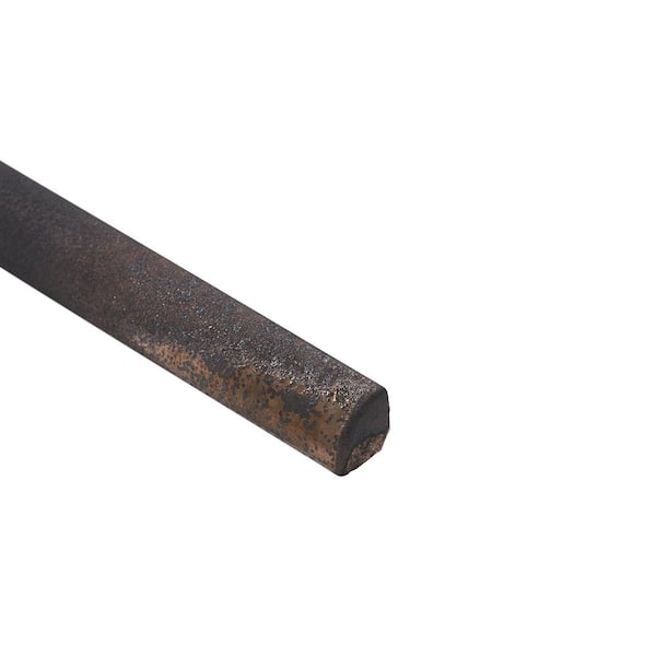 Orion Bronze 0.47 in. x 7.87 in. Glazed Terracotta Clay Quarter Round Bullnose Trim (0.02 Sq. Ft. / Each)