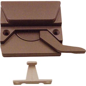 Bronze Left-Hand Casement Window Low-Profile Sash Lock