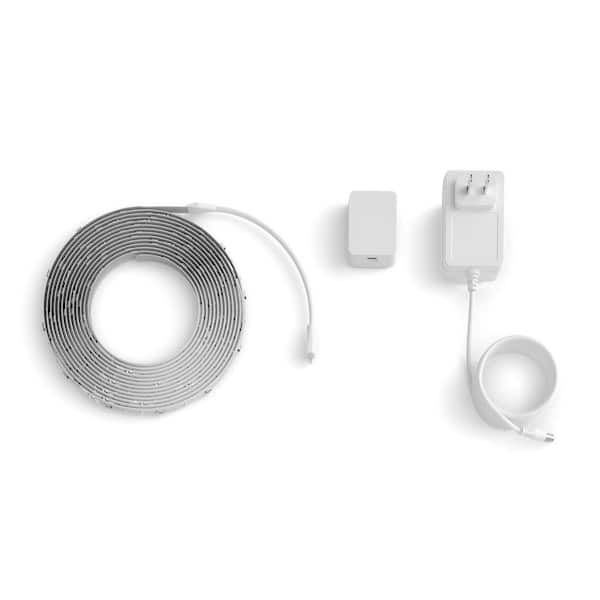 Essential 16 ft. Plug-in Integrated LED Smart Color Changing Strip Light Base Kit with Bluetooth (1-Pack)